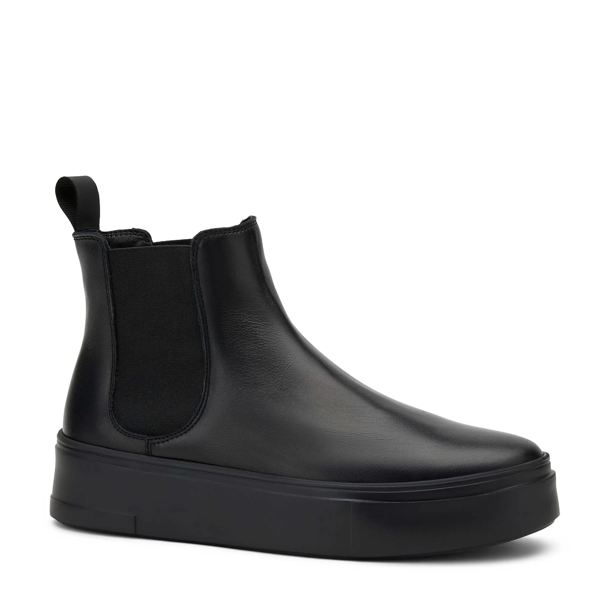 Frau Lassige Beatles Aus Leder In Color-Blocking-Optik-Damen Beatles